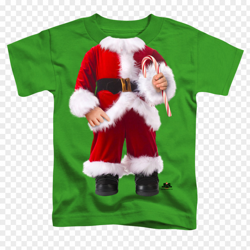 Shirt-boy Santa Claus T-shirt Christmas Infant Sleeve PNG