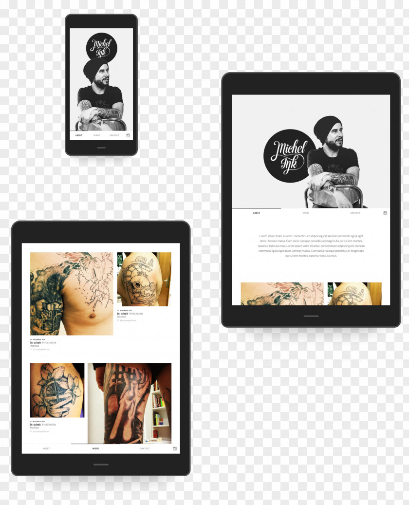 Tattoo & Piercing Shop Michel-Ink Zaandam Michel Ink. Tattoo-Atelier Weinfelden Web Design PNG