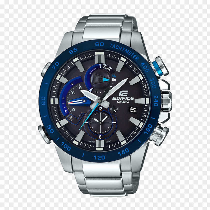 Watch Solar-powered Casio EDIFICE TIME TRAVELLER EQB-501 Chronograph PNG