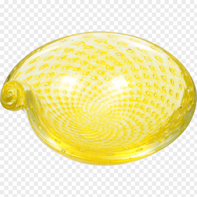 Glass Murano Art Yellow PNG