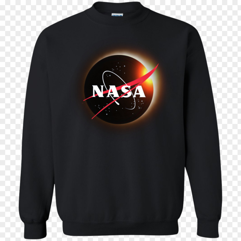 Solar Eclipse T-shirt Sleeve Sweater Bluza PNG