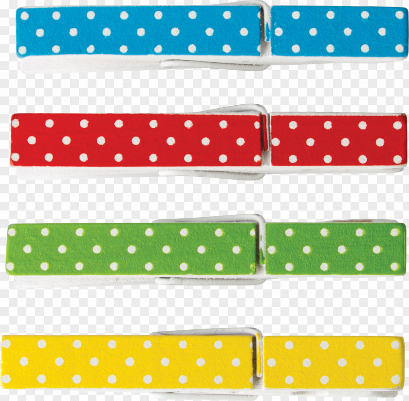 Binder Clip Clothespin Gold Plastic Polka Dot PNG