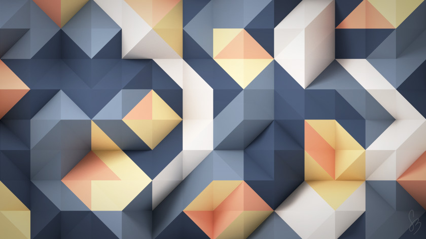 Geometric Low Poly Desktop Wallpaper 1080p Art Triangle PNG