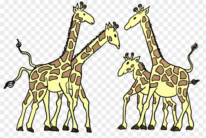 Giraffe Horse Wildlife Fauna Clip Art PNG
