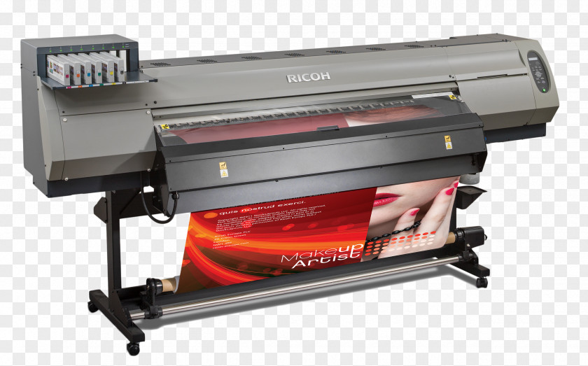 Printer Wide-format Ricoh Printing Photocopier PNG