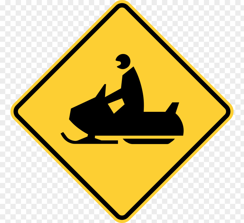 Traffic Sign Snowmobile Warning Manual On Uniform Control Devices Yamaha Motor Company PNG