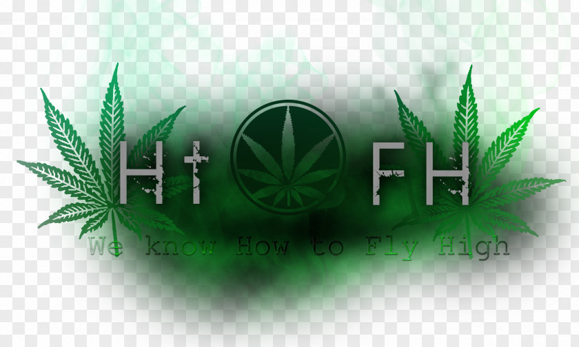 Cannabis Logo Green Desktop Wallpaper Font PNG