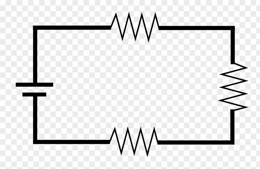 Series And Parallel Circuits Electronic Circuit Electrical Network Resistor Electronics PNG