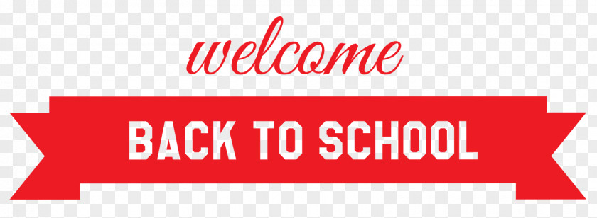 Welcome Back School Banner Clip Art PNG