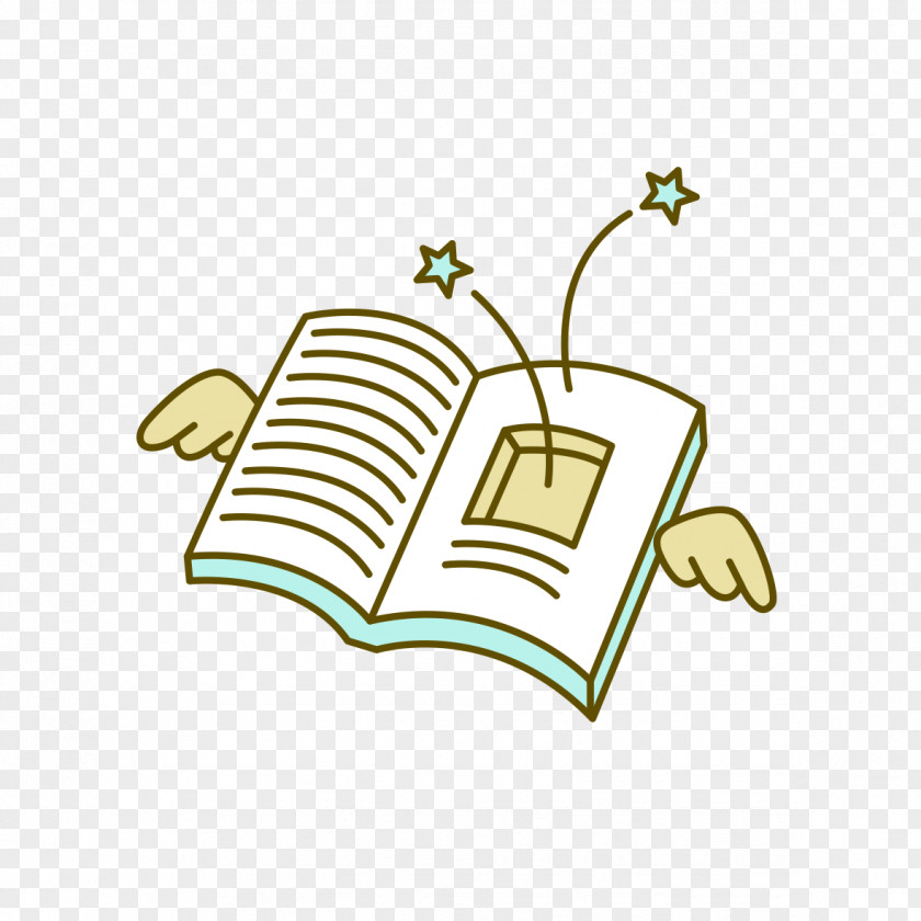 Winged Books Book Drawing Clip Art PNG