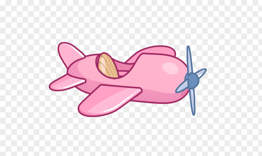 Animation Airplane Cel Shading PNG