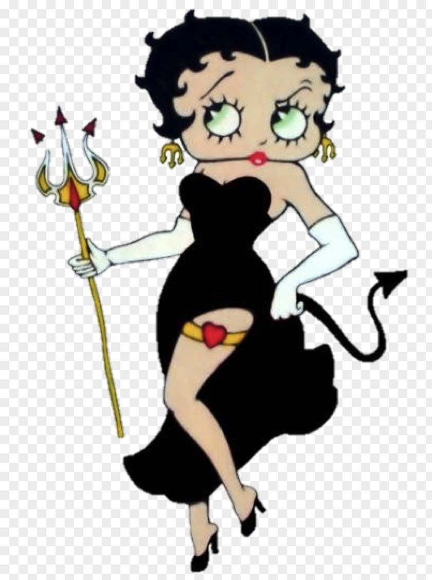 Betty Boop Devil Wall Decal Cartoon PNG decal Cartoon, pin up girl clipart PNG