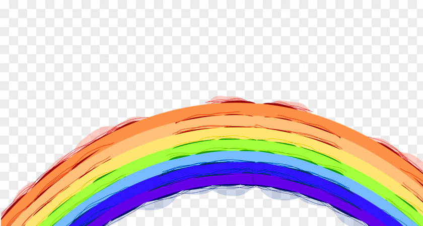 Colorful Fresh Rainbow Decorative Patterns Clip Art PNG