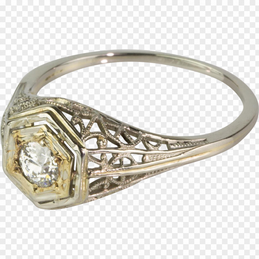 Ring Silver Body Jewellery Platinum PNG