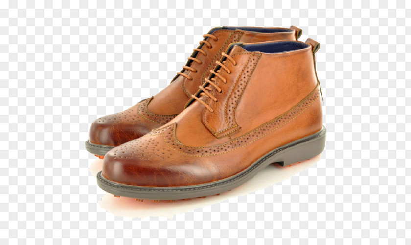Formal Man Leather Brogue Shoe Boot Size PNG