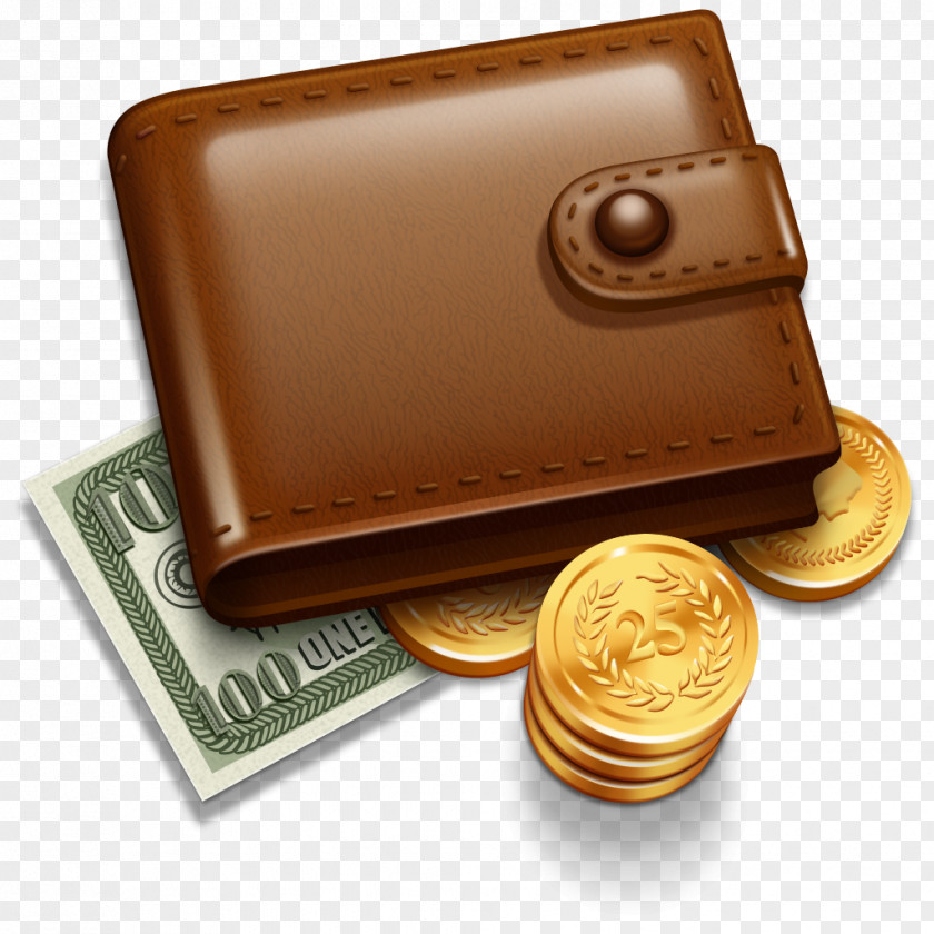 Money Bag Wallet Clip Art PNG