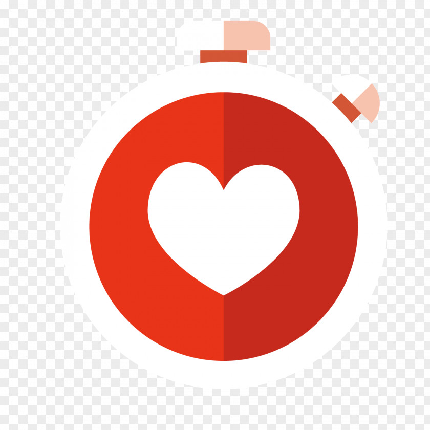 Red Heart Test Area Logo Clip Art PNG