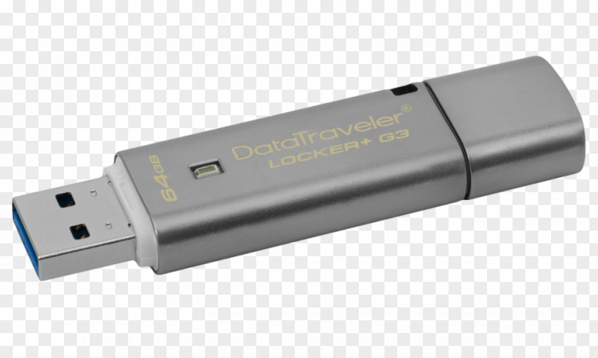 USB Flash Drives Kingston DataTraveler Locker+ G3 Technology Vault PNG