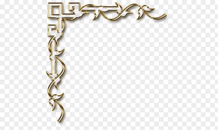 Brass Metal Body Jewelry PNG