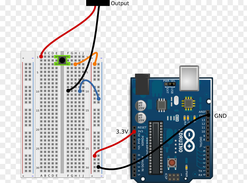 Breadboard Electronics Arduino Circuit Diagram Electronic PNG