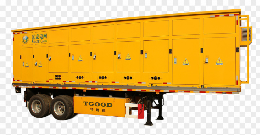Electrical Substation Electricity Semi-trailer Truck Cargo PNG