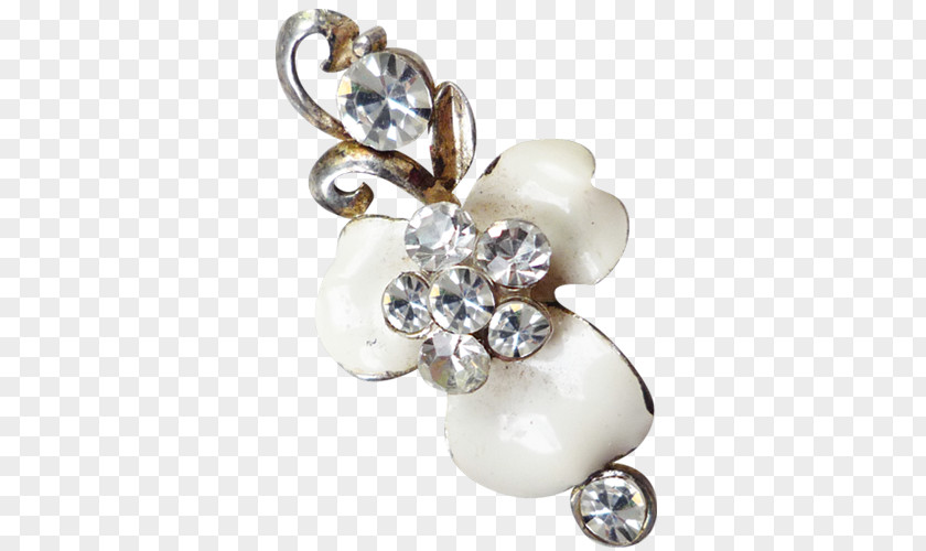 Flowers Jewelry Material Earring Pearl Jewellery Brooch PNG