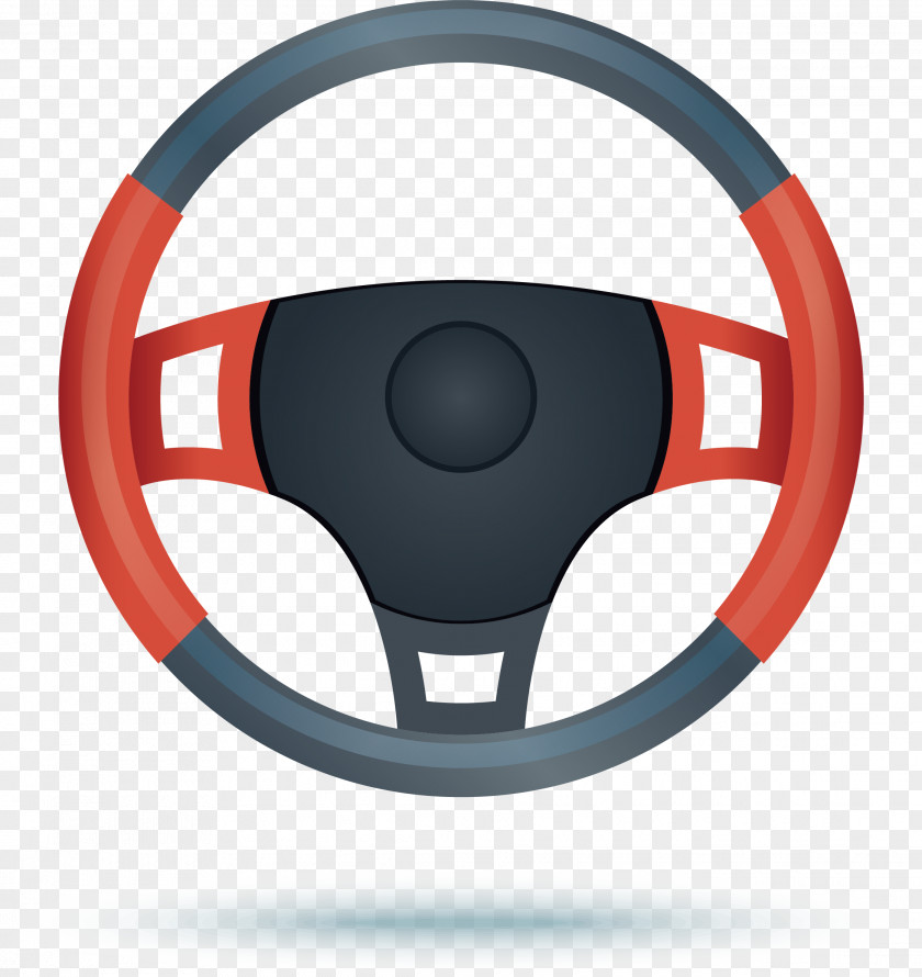 The Automobile Steering Wheel Car Euclidean Vector PNG