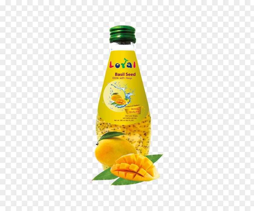 Basil Seeds Orange Drink Juice Food Citric Acid PNG