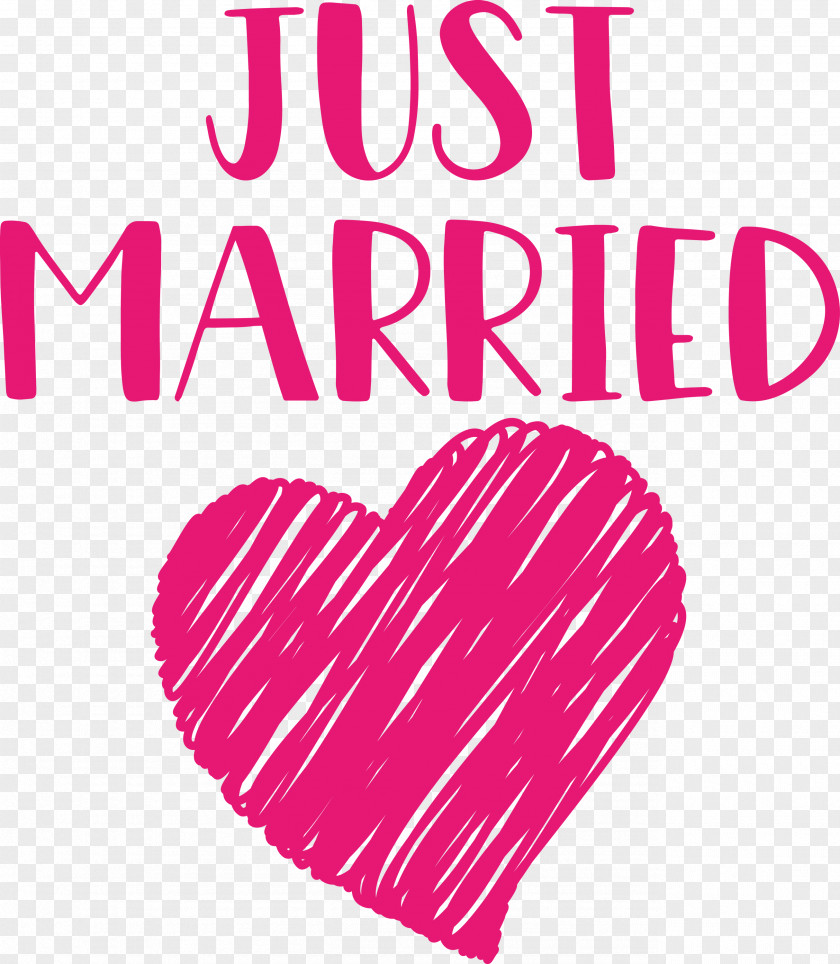 Just Married Wedding PNG