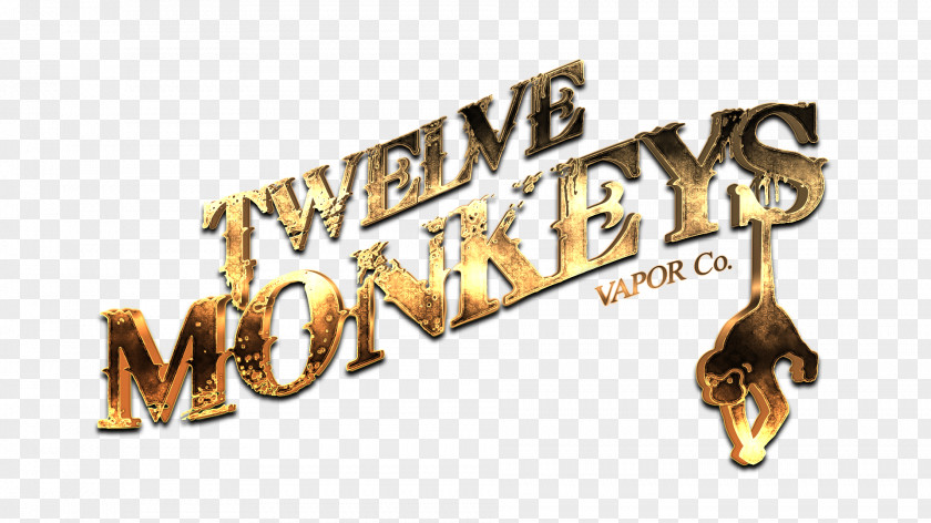 12 Monkeys Electronic Cigarette Aerosol And Liquid Logo Vapor Image PNG