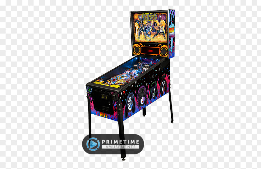 Builder's Trade Show Flyer Kiss The Pinball Arcade Stern Electronics, Inc. Game PNG