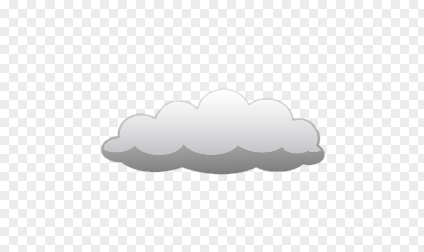 Cloudy White Black PNG