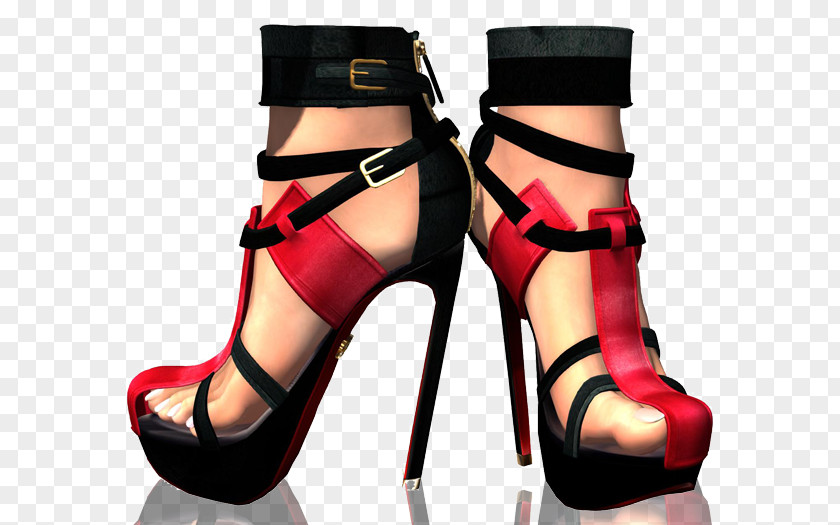 Sandal High-heeled Shoe PNG