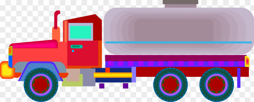Tanker Cartoon Truck Car Commercial Vehicle Vector Graphics Clip Art PNG