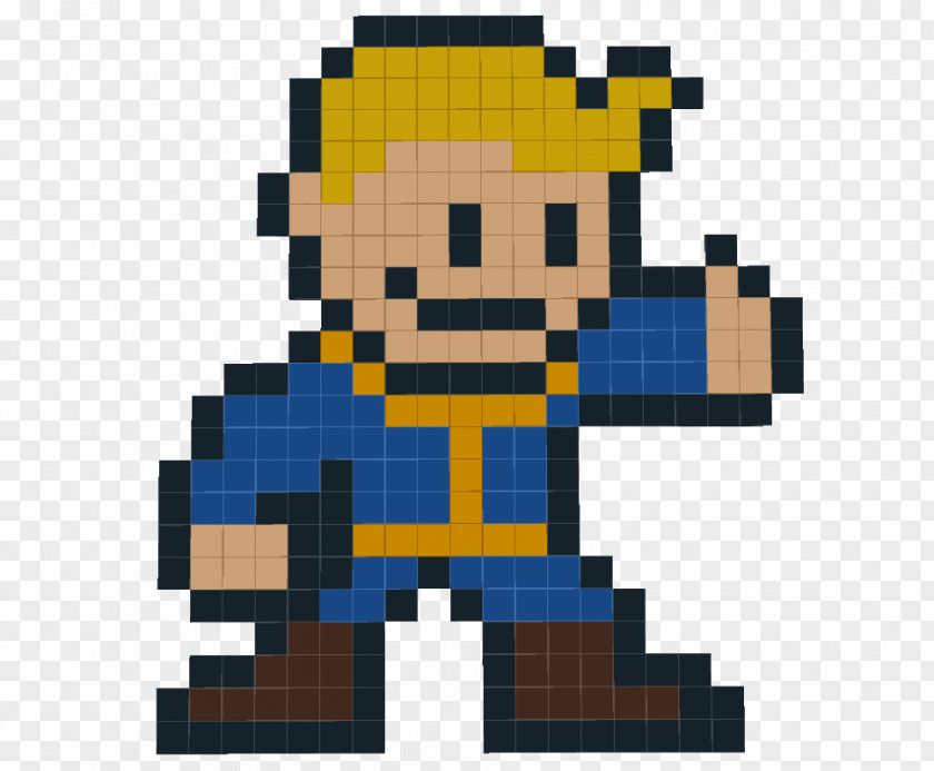 Vault Boy Fallout: New Vegas Pixel Art The Super Street Fighter IV PNG
