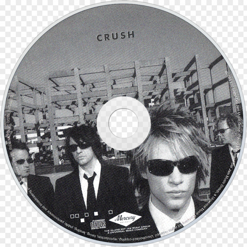 Bon Jovi Compact Disc Crush Tour 100,000,000 Fans Can't Be Wrong PNG