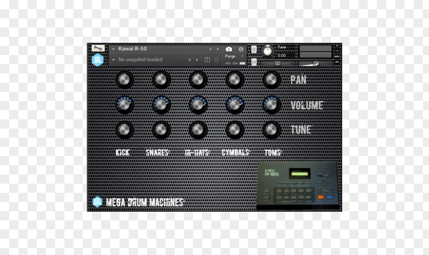 Drums Drum Machine Sound Synthesizers Sample Library Sampler PNG