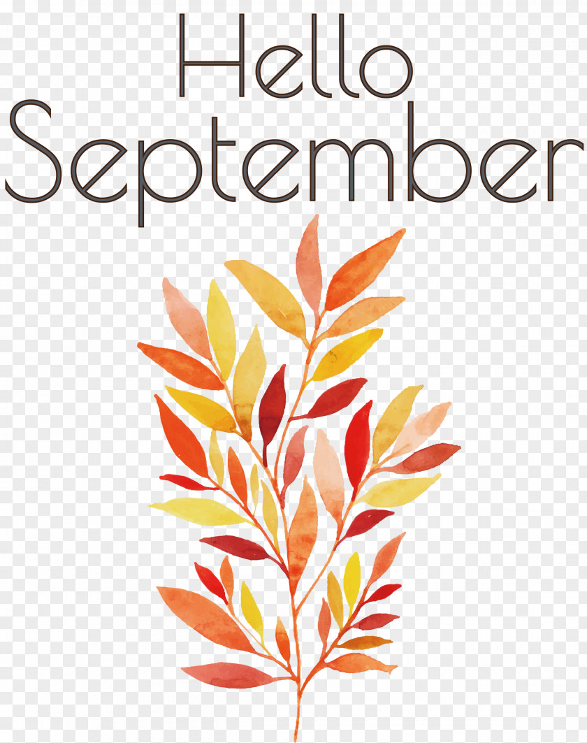 Hello September September PNG