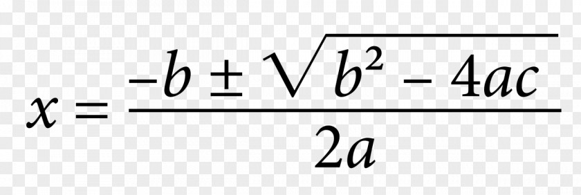 Mathematics Quadratic Equation Function Formula Zero Of A PNG