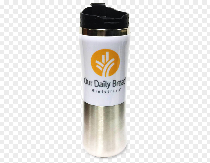 Stainless Steel Word Bottle Our Daily Bread Mug Product PNG