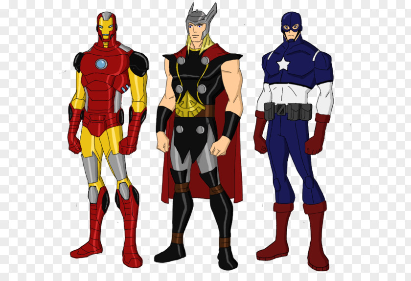 Young Avengers Captain America Iron Man Vision Superhero Ultron PNG