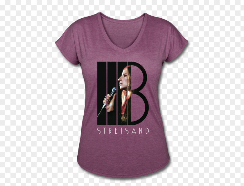 Barbra Streisand T-shirt Neckline Sleeve Spreadshirt PNG