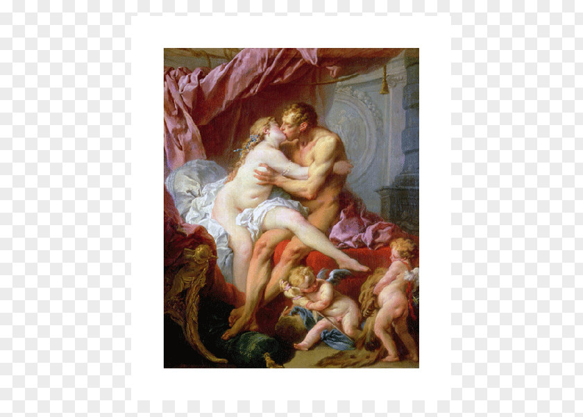 Painting Hercules And Omphale Heracles Canvas PNG