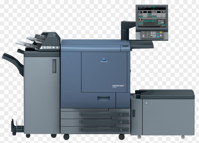 Baizhuo Konica Minolta Printing Photocopier Printer PNG