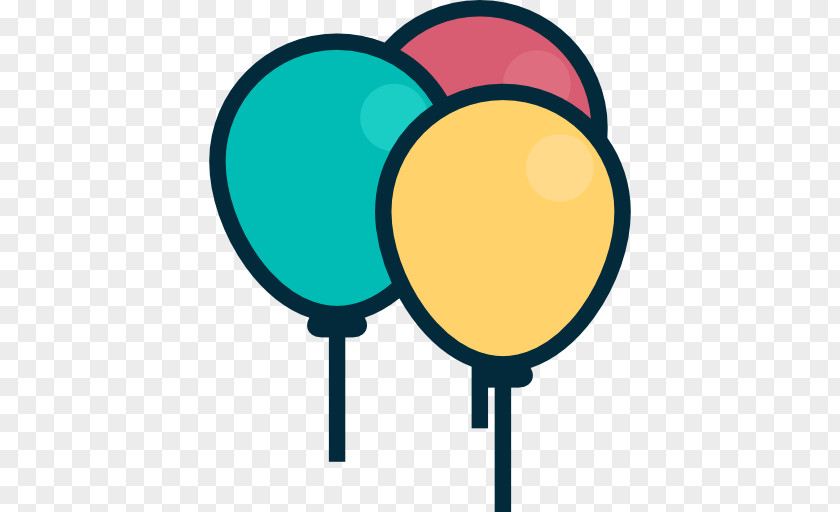 Birthday Balloon Party Gift Clip Art PNG