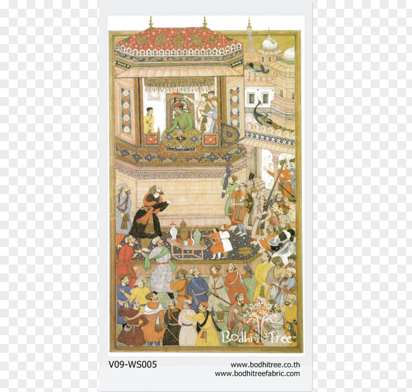CHINESE CLOTH Akbarnama Mughal Empire Painting Emperor PNG