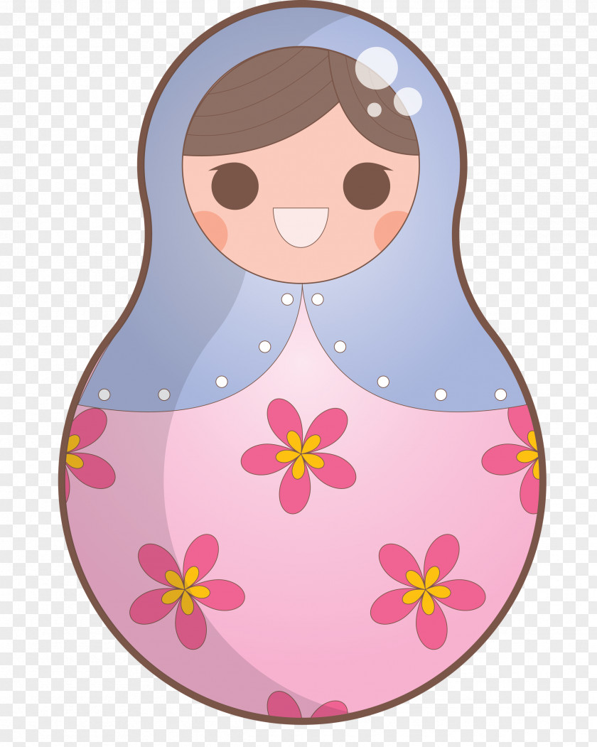 Colorful Russian Doll PNG