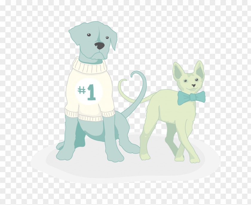 Dog Cat Textile Cartoon PNG