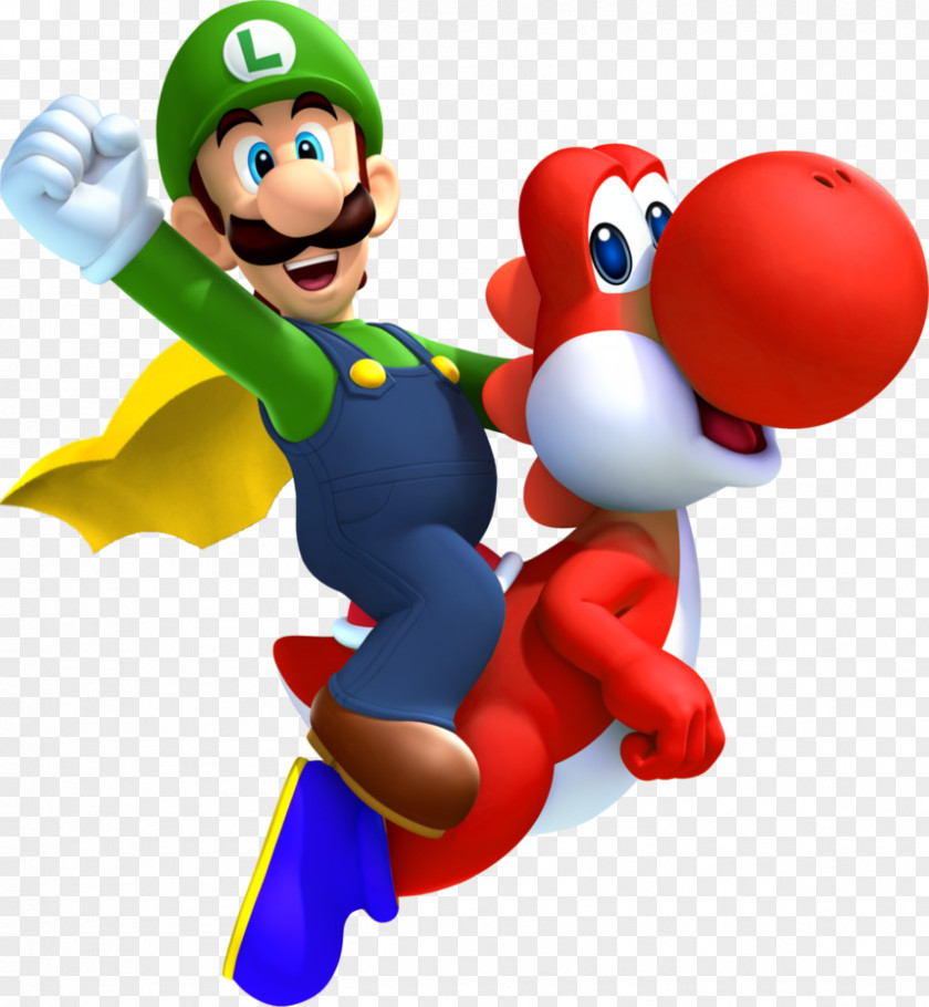 Luigi New Super U Mario Bros. PNG