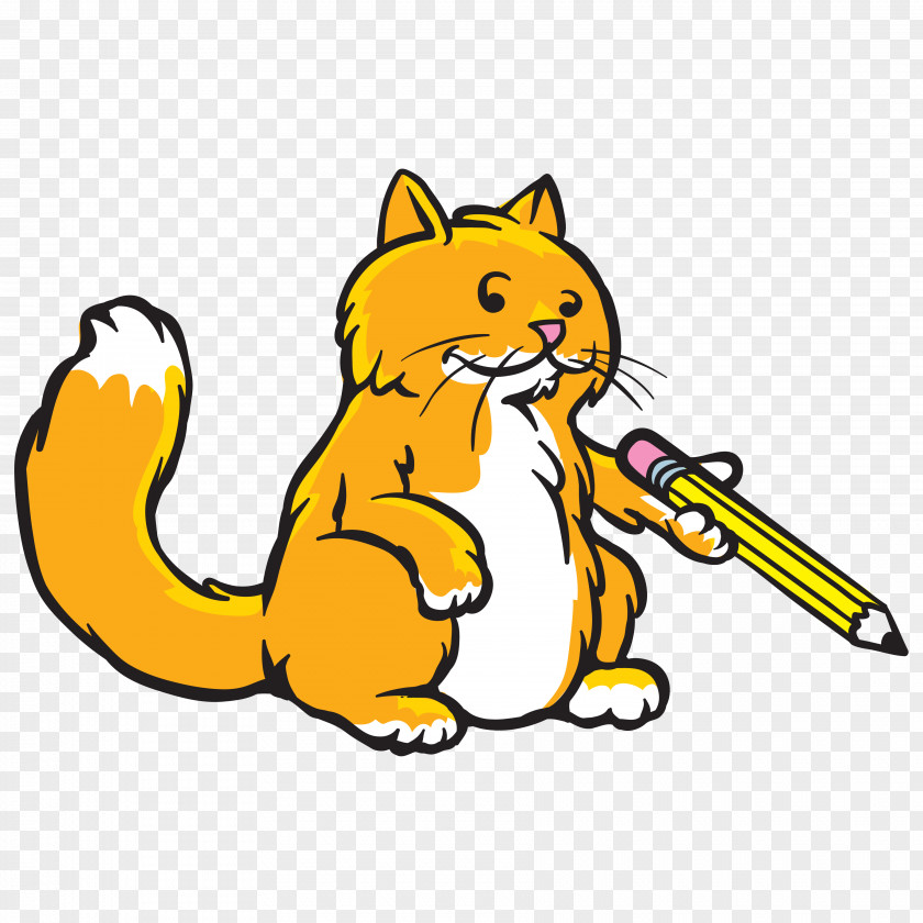 Timely Rescue Cat Writing Animal Kitten Clip Art PNG